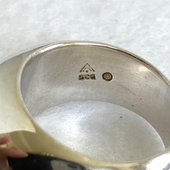 Signed Silpada Solid Sterling Silver 925 Cha Cha Ball Bead Dangle Ring Sz 7 - Picture 9 of 16